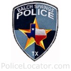 Balch Springs Police Department Patch