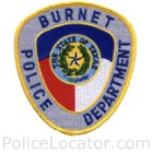 Burnet Police Department Patch