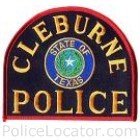Cleburne Police Department Patch