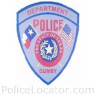 Cumby Police Department Patch