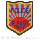 El Paso Police Department Patch