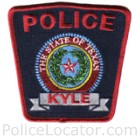 Kyle Police Department Patch