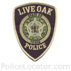 Live Oak Police Department Patch