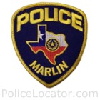 Marlin Police Department Patch