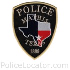 Mathis Police Department Patch