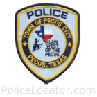 Pecos Police Department Patch