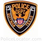 Quitman Police Department Patch