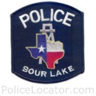Sour Lake Police Department Patch