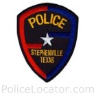 Stephenville Police Department Patch