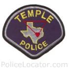 Temple Police Department Patch