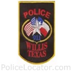 Willis Police Department Patch