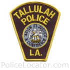 Tallulah Police Department Patch