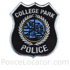 College Park Police Department Patch