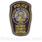 Henry County Police Department Patch