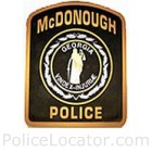 McDonough Police Department Patch