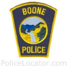 Boone Police Department Patch