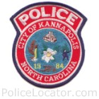 Kannapolis Police Department Patch