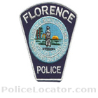 Florence Police Department Patch
