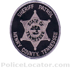 Henry County Sheriff's Office Patch
