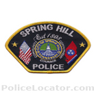 Spring Hill Police Department Patch