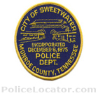 Sweetwater Police Department Patch