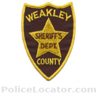 Weakley County Sheriff's Office Patch