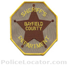 Bayfield County Sheriff's Office Patch