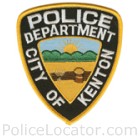 Kenton Police Department Patch