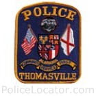Thomasville Police Department Patch