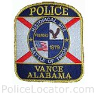 Vance Police Department Patch