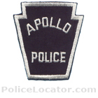 Apollo Borough Police Department Patch