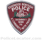 Edgewood Borough Police Department Patch