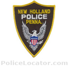 New Holland Police Department Patch