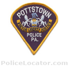 Pottstown Police Department Patch