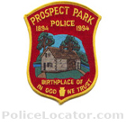 Prospect Park Police Department Patch