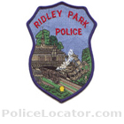 Ridley Park Police Department Patch