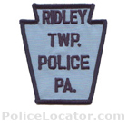 Ridley Township Police Department Patch
