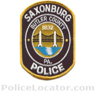 Saxonburg Police Department Patch
