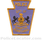 Scranton Police Department Patch