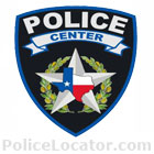Center Police Department Patch