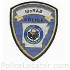 McRae Police Department Patch