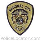 National City Police Department Patch