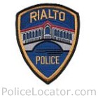 Rialto Police Department Patch