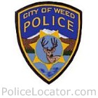 Weed Police Department Patch