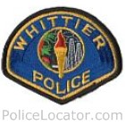 Whittier Police Department Patch