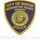 Barre City Police Department Patch