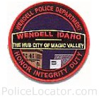 Wendell Police Department Patch