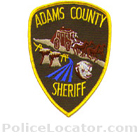 Adams County Sheriff's Department Patch