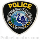 Algona Police Department Patch