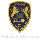 Zillah Police Department Patch